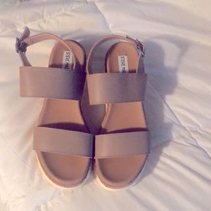 7.5 Steve Madden women’s leather wedge Brenda